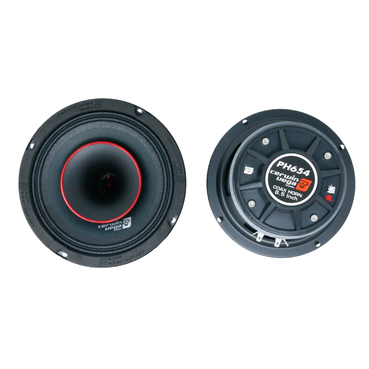 6.5" Pro Full-Range Coax Horn Speakers 4Ω - PH654