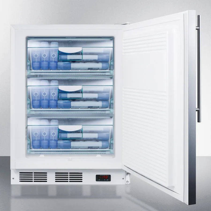 Accucold 24" Wide Built-In All-Freezer, ADA Compliant