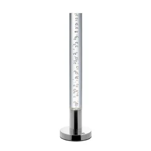 Acrylic Cylinder Table Lamp // 1 Light with Touch Switch