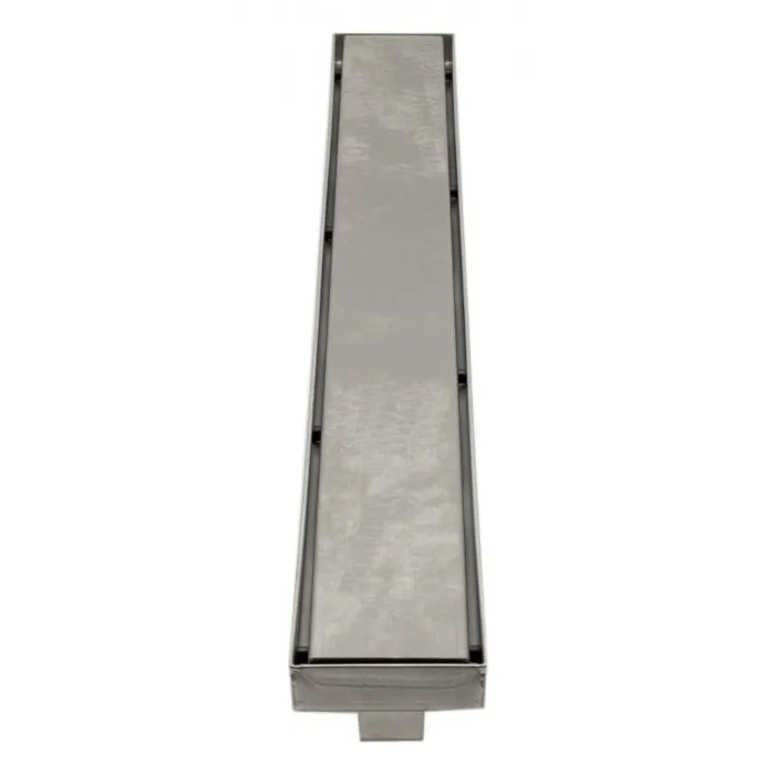 ALFI brand ABLD36B 36" Modern Stainless Steel Linear Shower Drain with Solid Cover