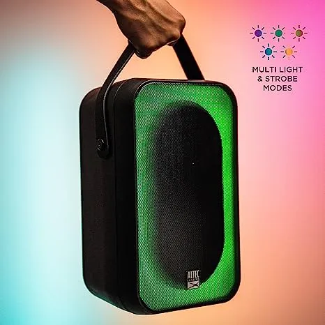 Altec Lansing Shockwave Wireless Bluetooth Party Speaker w/ Light Effects