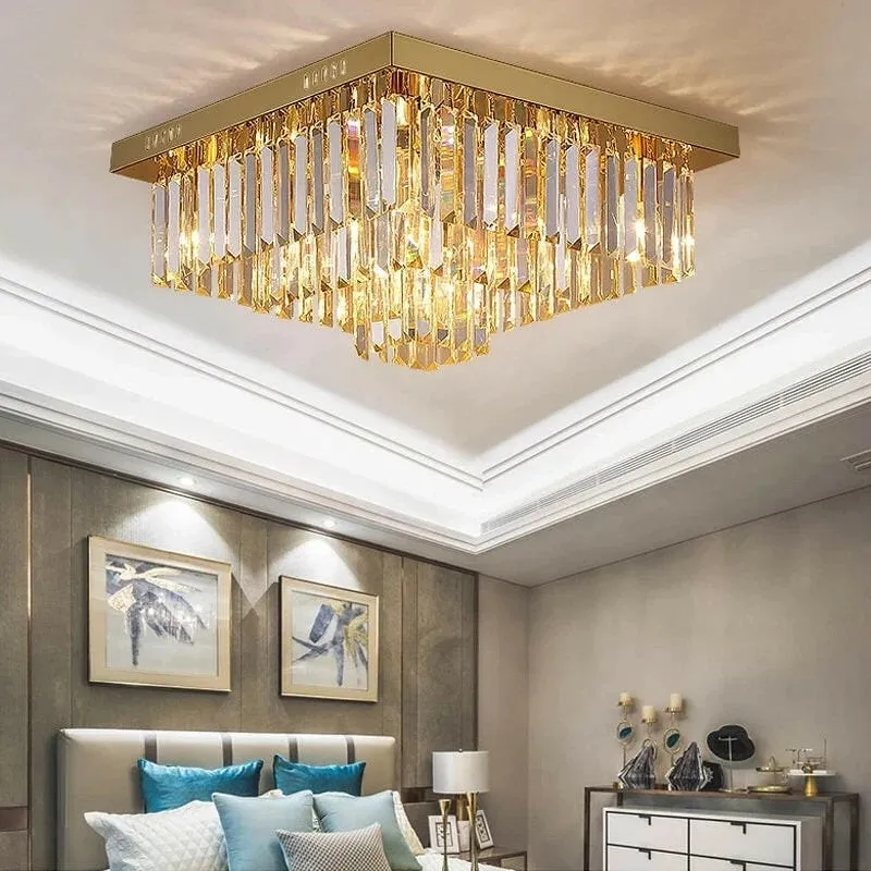 Astra - Modern Square Crystal Chandelier