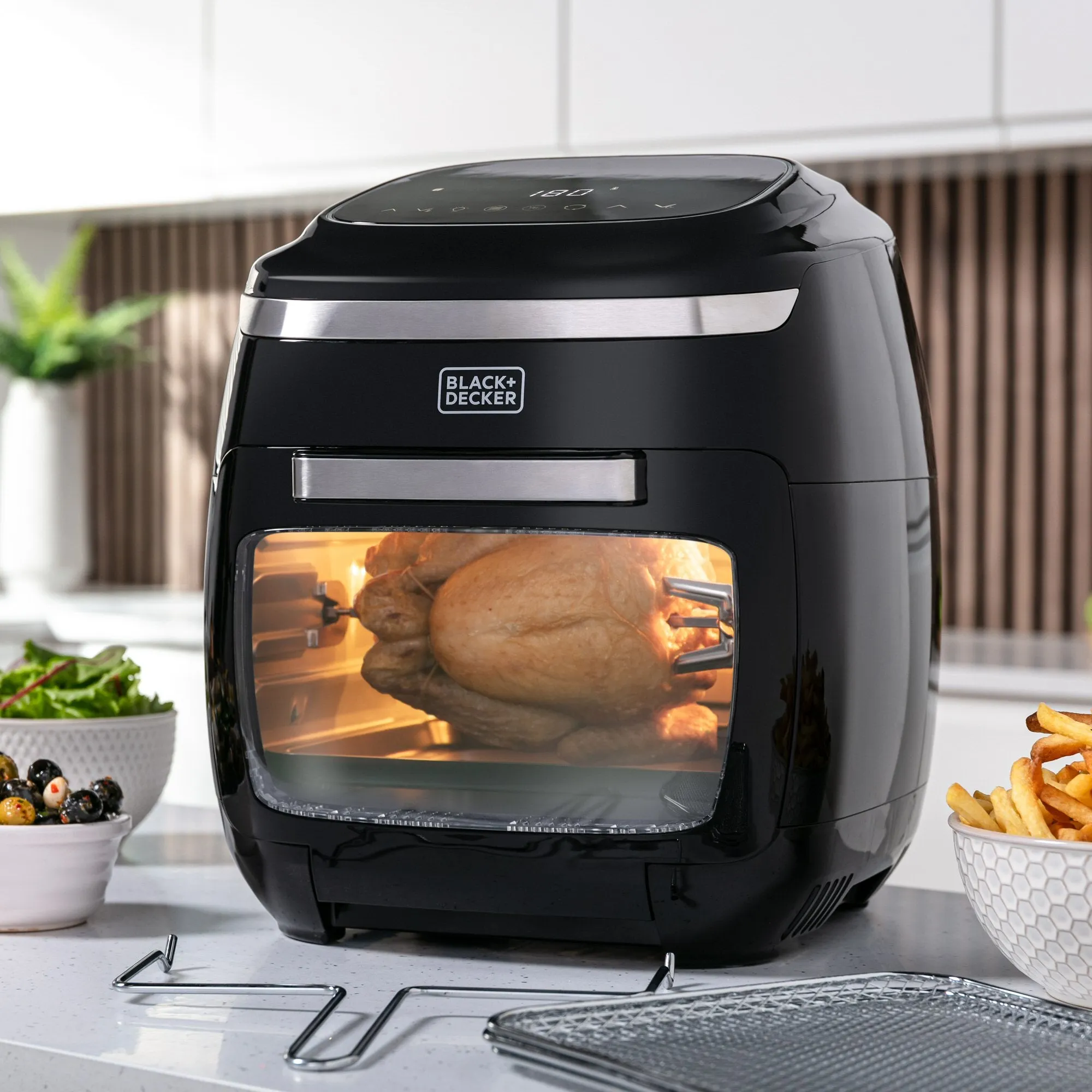 Black Decker 11L Digital Air Fryer Oven - BXAF17088GB