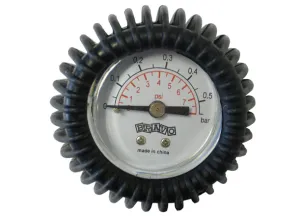 Bravo Spare Inline & Boston Pressure Gauge - 0 - 0.5 Bar - With Valve Collars - SP125