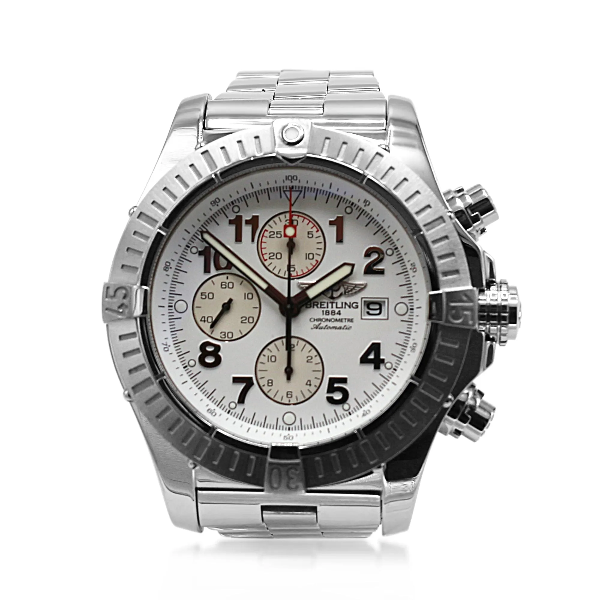 Breitling Super Avenger Steel Automatic 48mm Bracelet Watch Ref: A13370