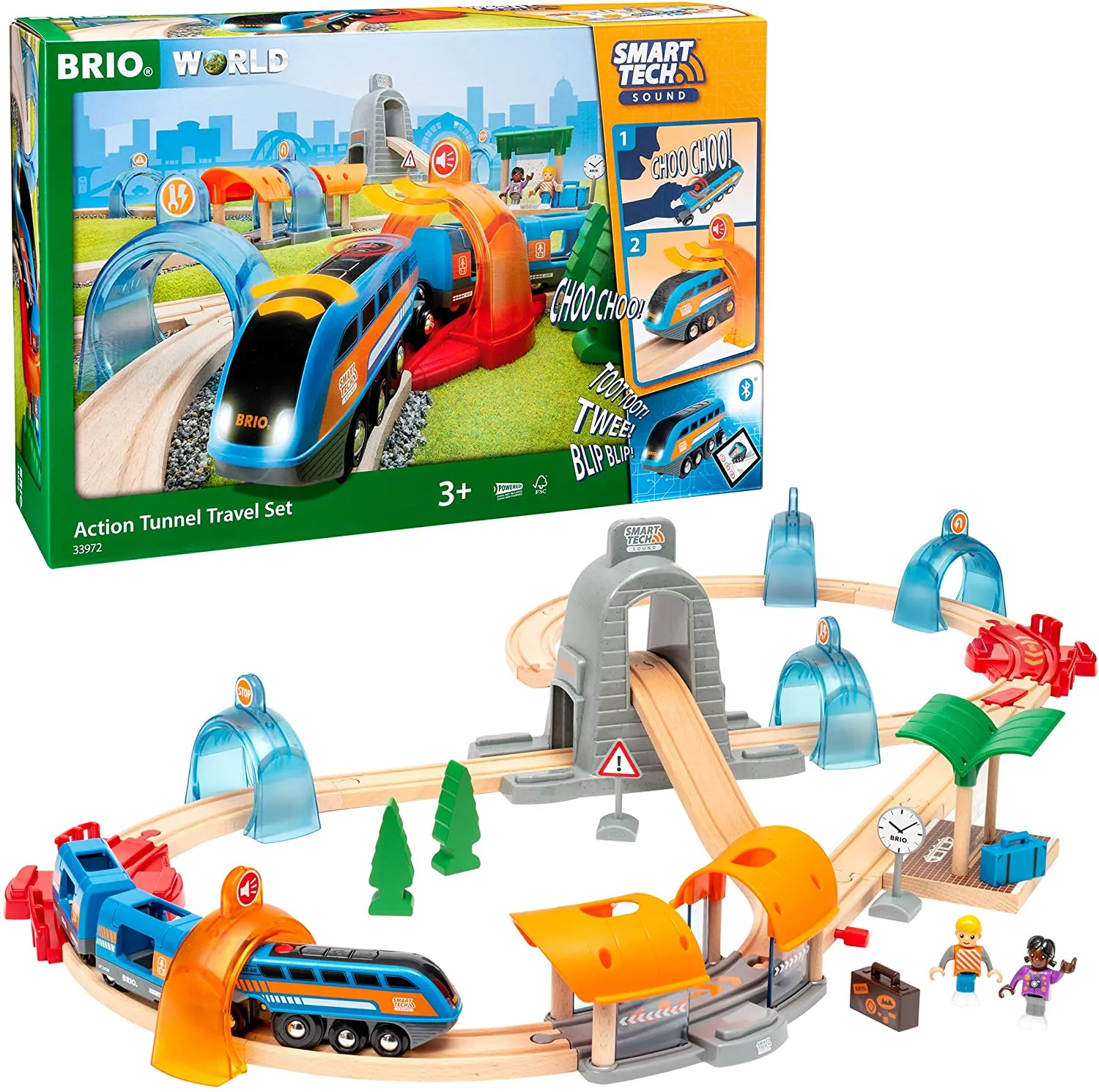 Brio Smart Tech Action Tunnel Travel Set