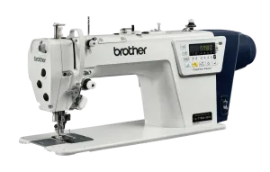 BROTHER S-7780A Single Needle Direct Drive Lock Stitcher with Side Cutter, Electronic Feeding System and Thread Trimmer Complete Set With Table , Stand and Castor Wheels S-7780A-503  ; 1/4 inch