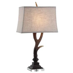 Colorado 29.5" Rustic Resin/Crystal LED Table Lamp