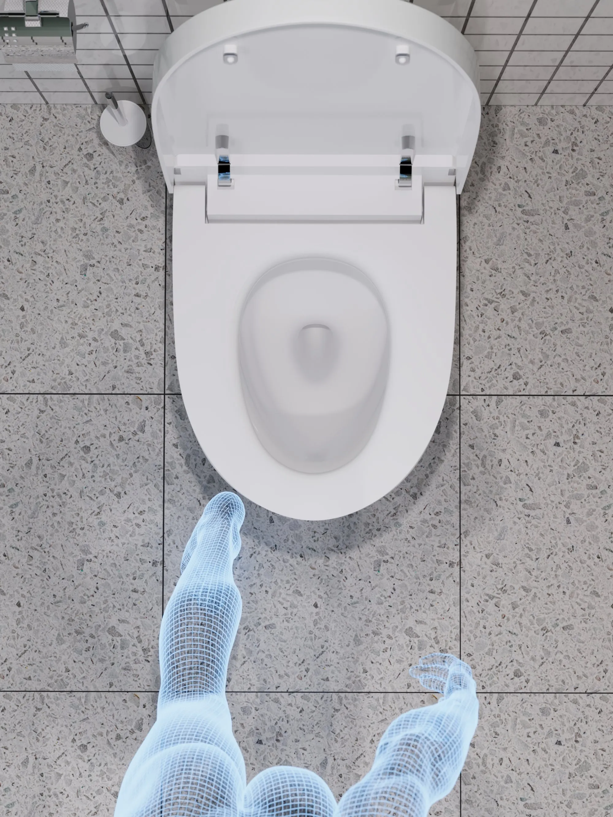 DeerValley DV-1S0029 Smart Bidet Toilet, One-Piece Elongated Smart Toilet with Foot Kick Flush, Warm Wash (Seat Included)