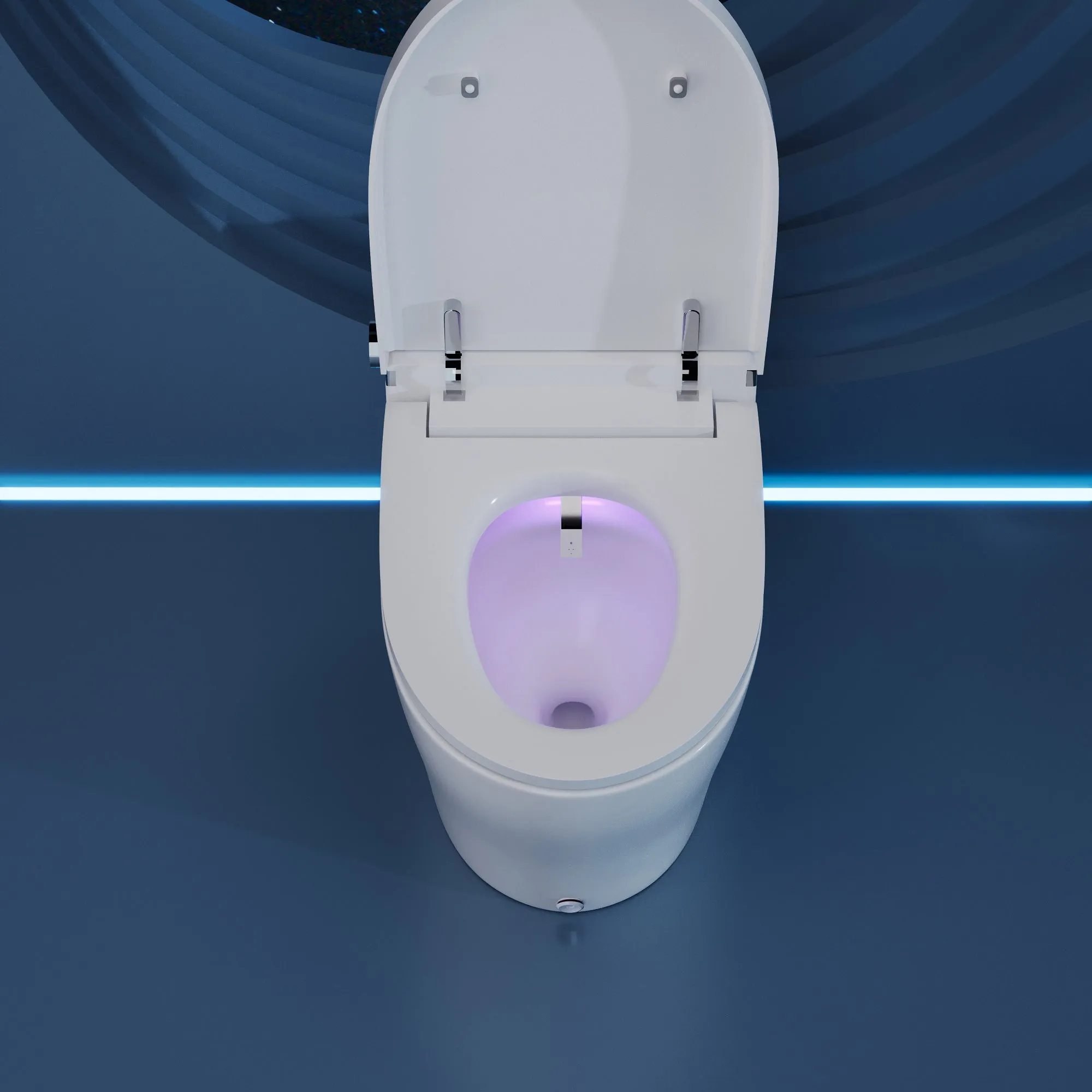 DeerValley DV-1S0029 Smart Bidet Toilet, One-Piece Elongated Smart Toilet with Foot Kick Flush, Warm Wash (Seat Included)