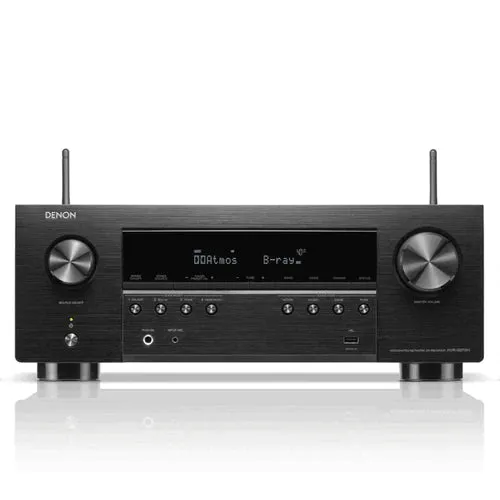 Denon AVRS970H AV Receiver With Wharfedale DX3 HCP 5.1 Speaker Package Walnut