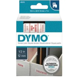 DYMO TP 12/7 RD/WH D1