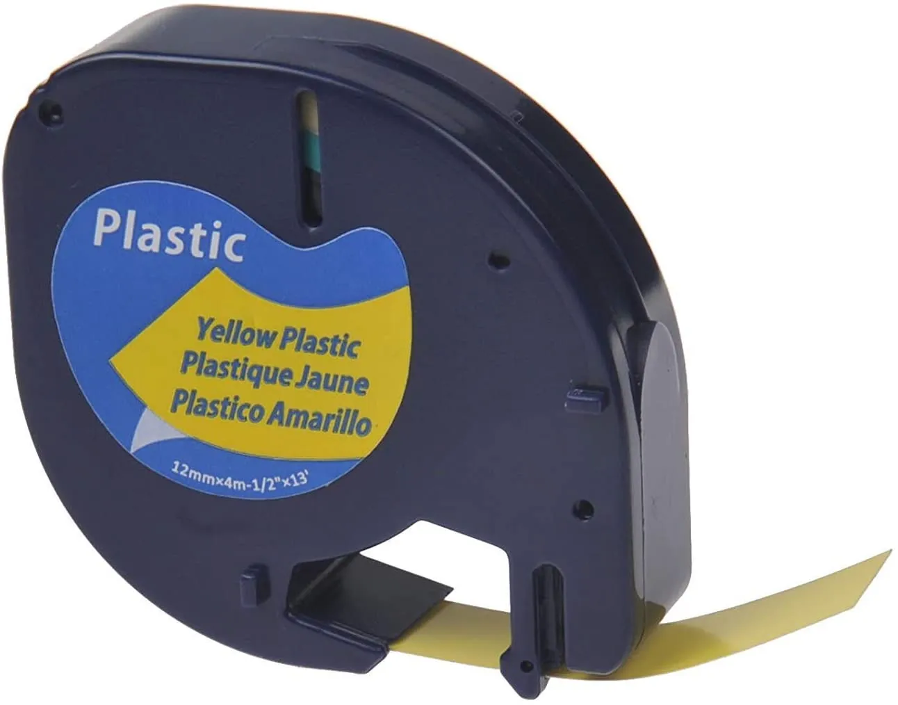 DYMO TP 12MMX4M LT PLAST YELLO