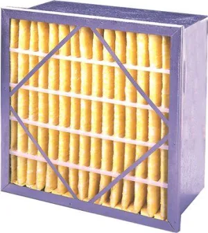 Flanders Merv 11 65% Standard Rigid Synthetic Air Filter With Header 12X12X12 Inch