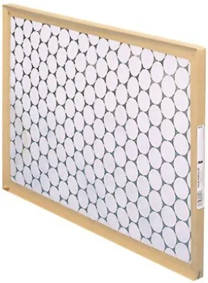 Flanders Merv 5 Polystrand Modified Pinch Frame Air Filter With Notch 12X25X1 Inch