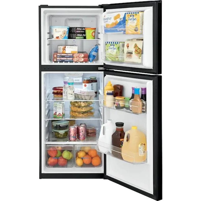 Frigidaire Apartment Size Refrigerator 11.6 Cu. Ft. Black Top Freezer