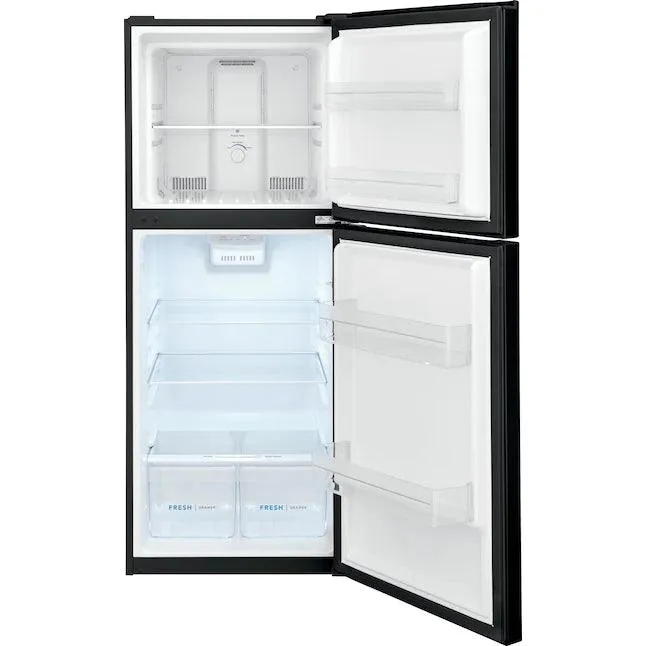 Frigidaire Apartment Size Refrigerator 11.6 Cu. Ft. Black Top Freezer