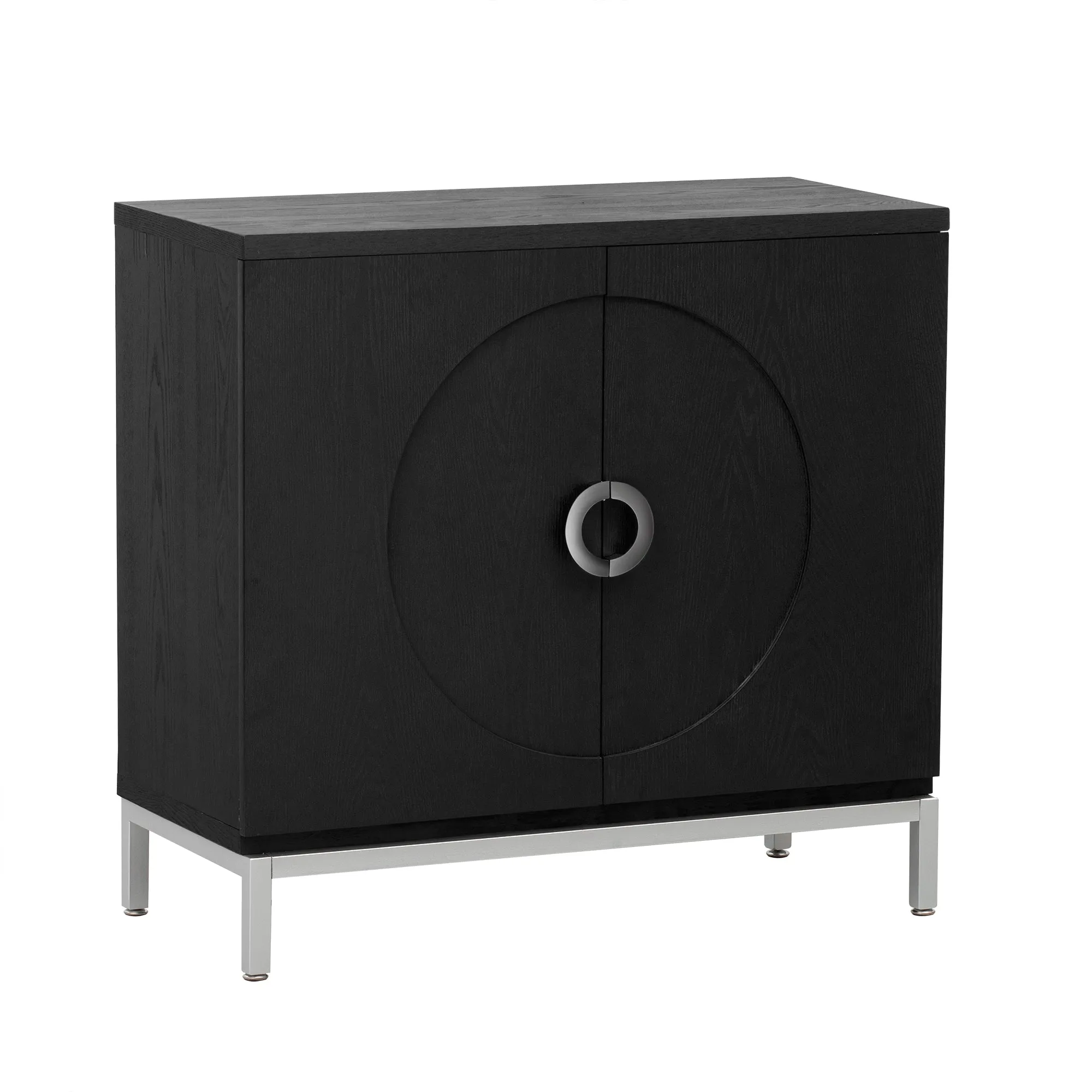 Gato Accent Storage Cabinet - Black