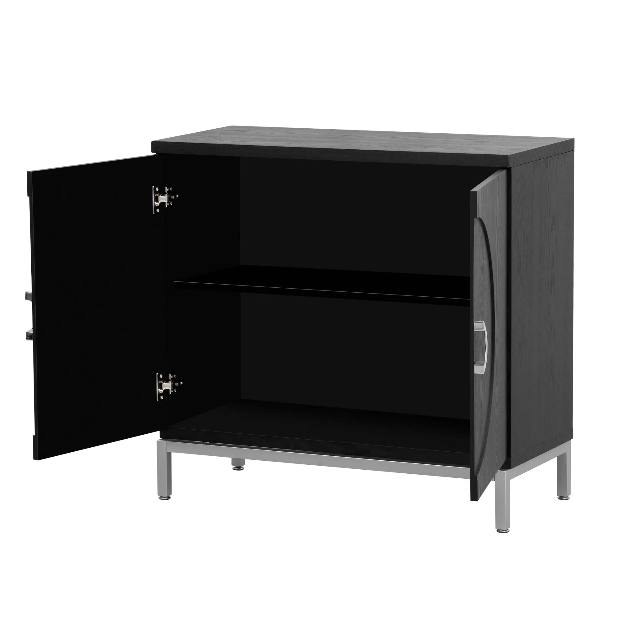 Gato Accent Storage Cabinet - Black