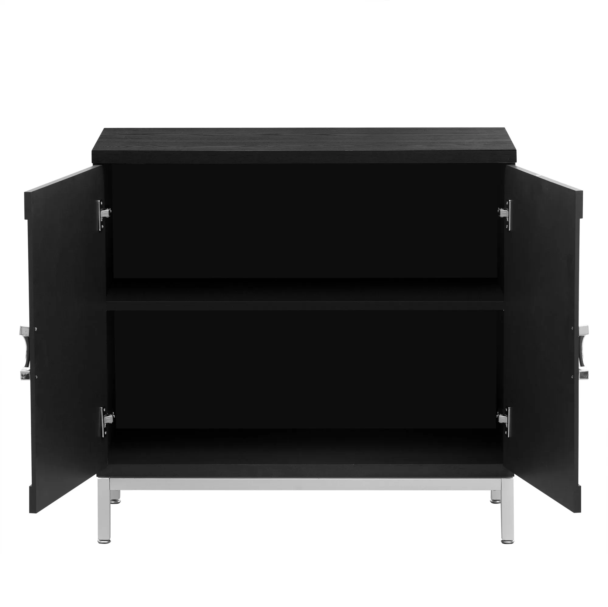 Gato Accent Storage Cabinet - Black