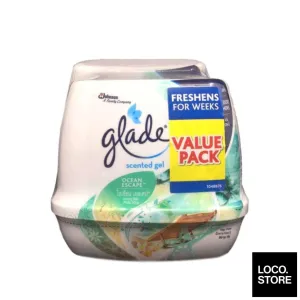 Glade Scented Gel Ocean Escape (Twin Pack) 180g X 2