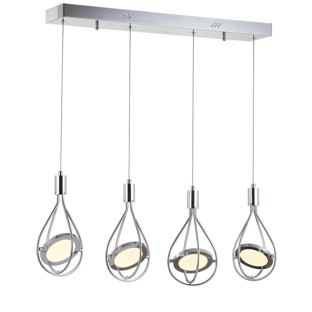 Gorey Adjustable Modern Integrated Cluster LED Metal Pendant