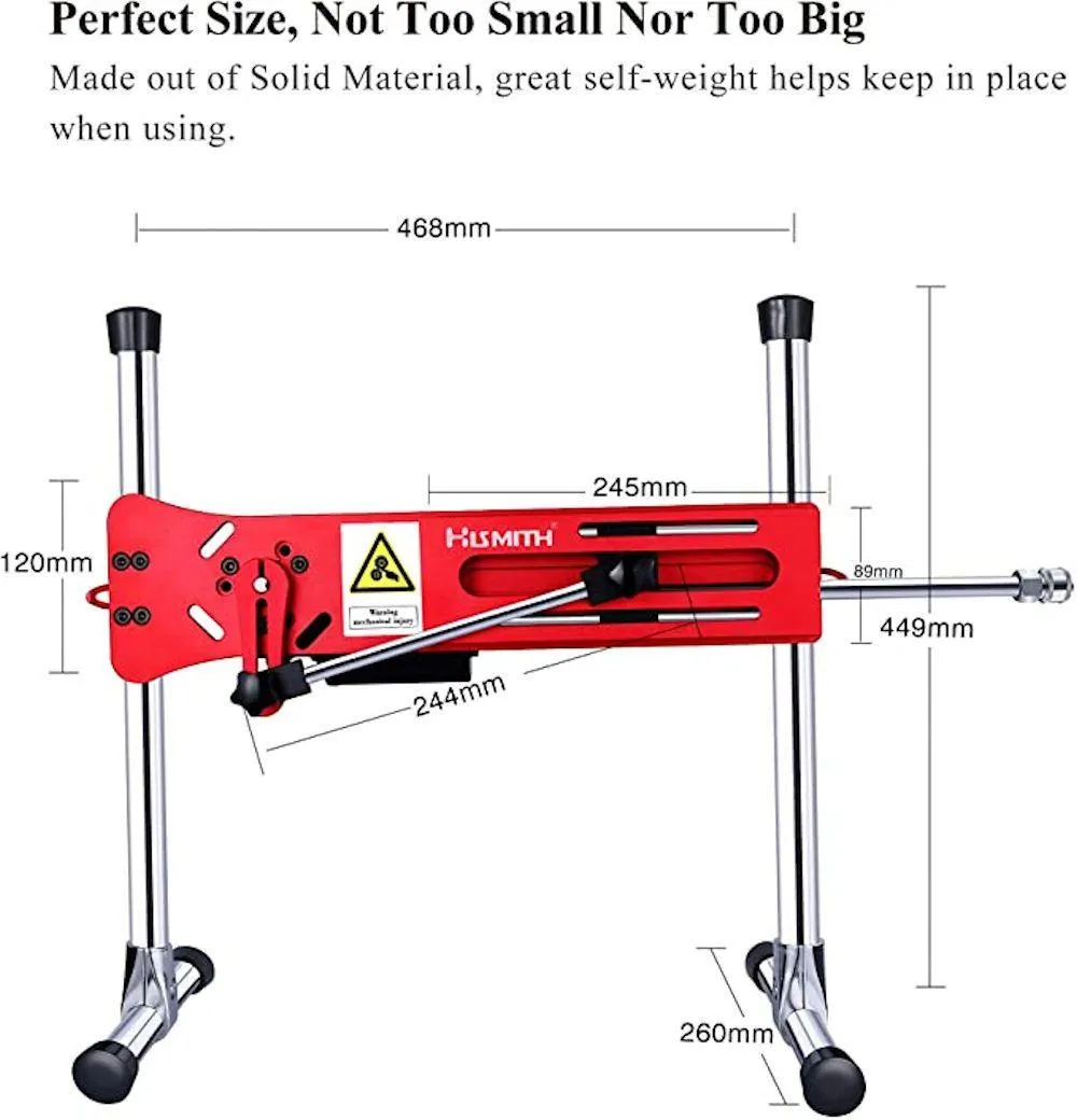 Hismith Premium Red APP Control with Wireless Remote Sex Machine