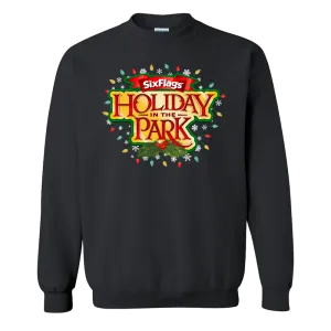 Holiday in the Park Unisex Sweatshirt - Black