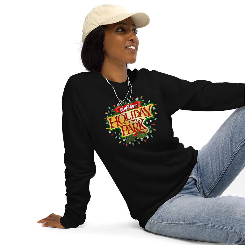 Holiday in the Park Unisex Sweatshirt - Black