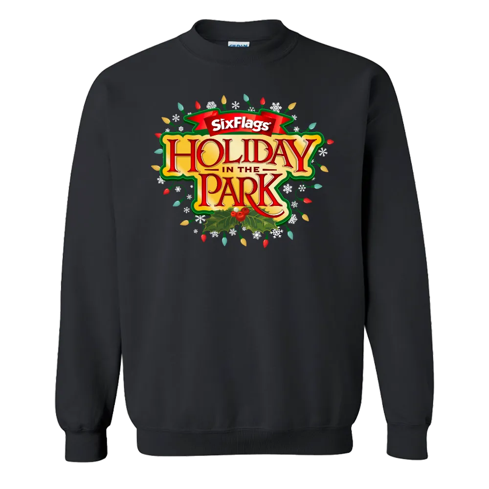 Holiday in the Park Unisex Sweatshirt - Black