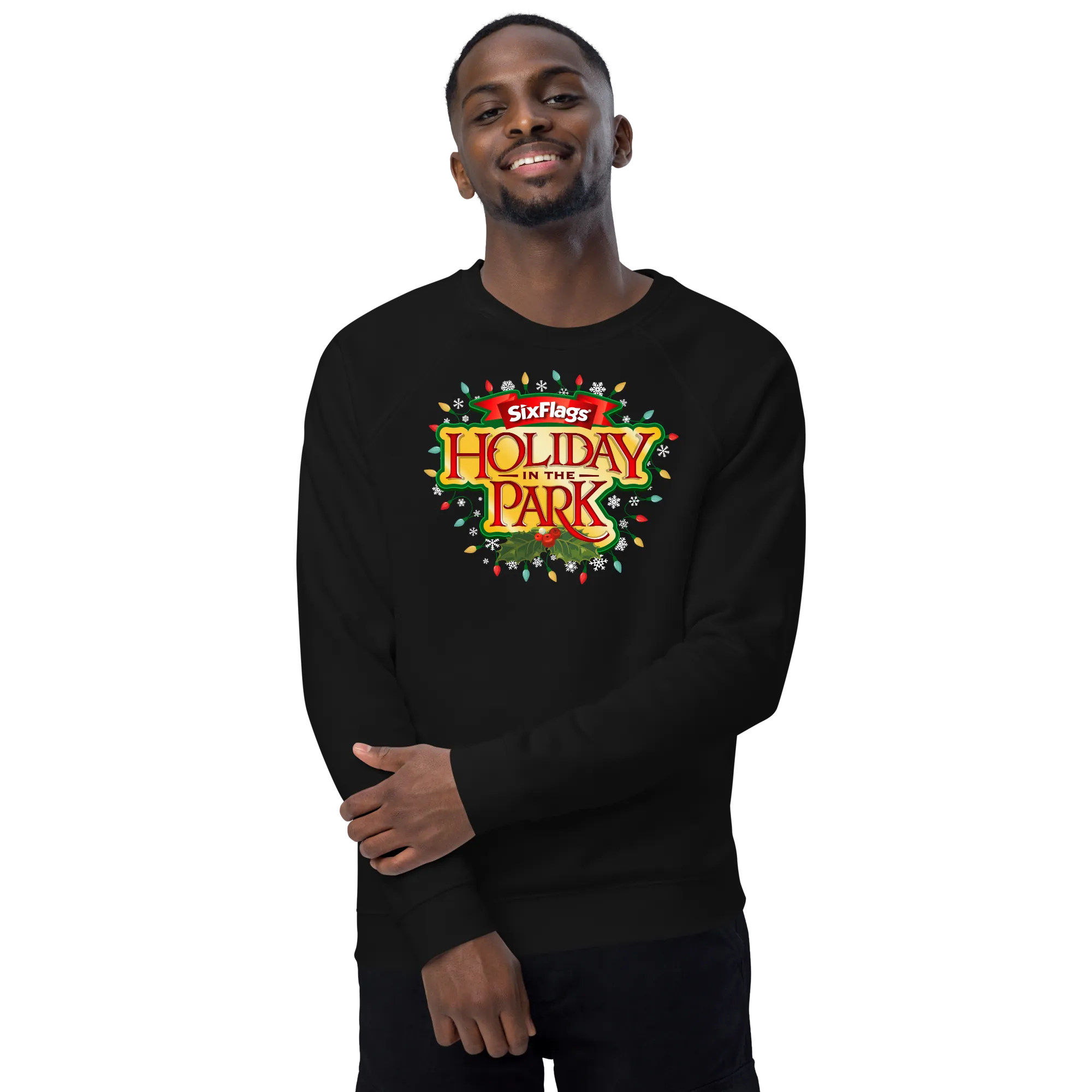 Holiday in the Park Unisex Sweatshirt - Black