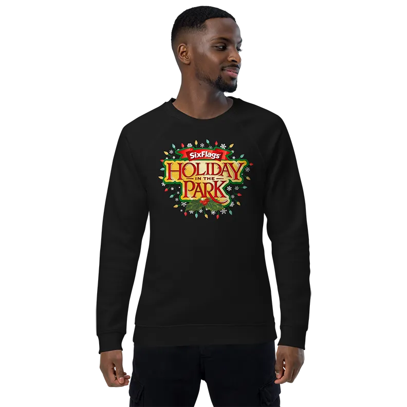 Holiday in the Park Unisex Sweatshirt - Black