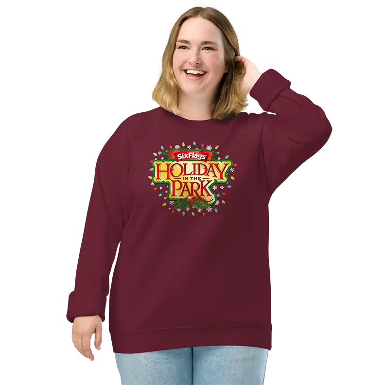 Holiday in the Park Unisex Sweatshirt - Maroon