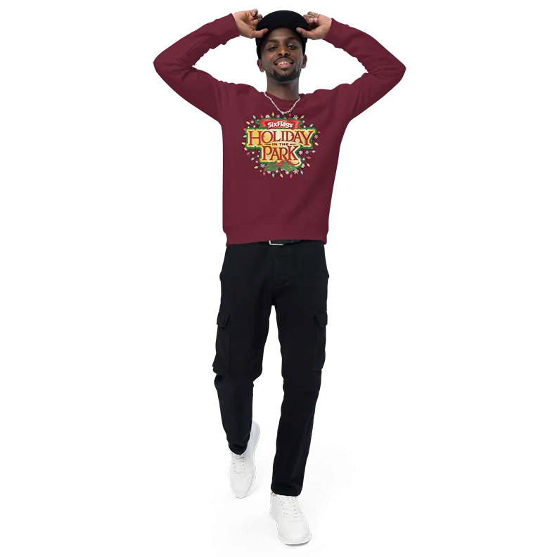 Holiday in the Park Unisex Sweatshirt - Maroon