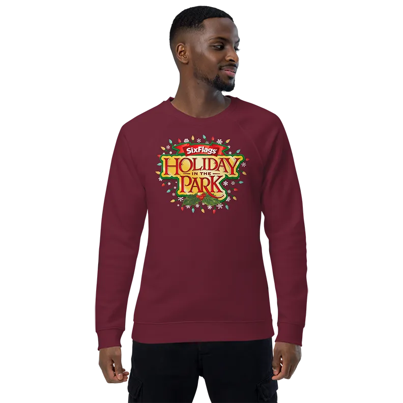 Holiday in the Park Unisex Sweatshirt - Maroon