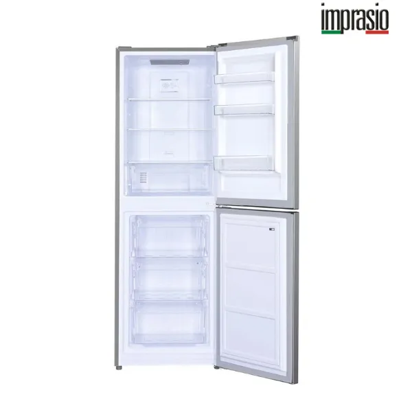 Imprasio 253L Fridge Freezer Stainless Steel | 3 Years Warranty | IMFF253SS