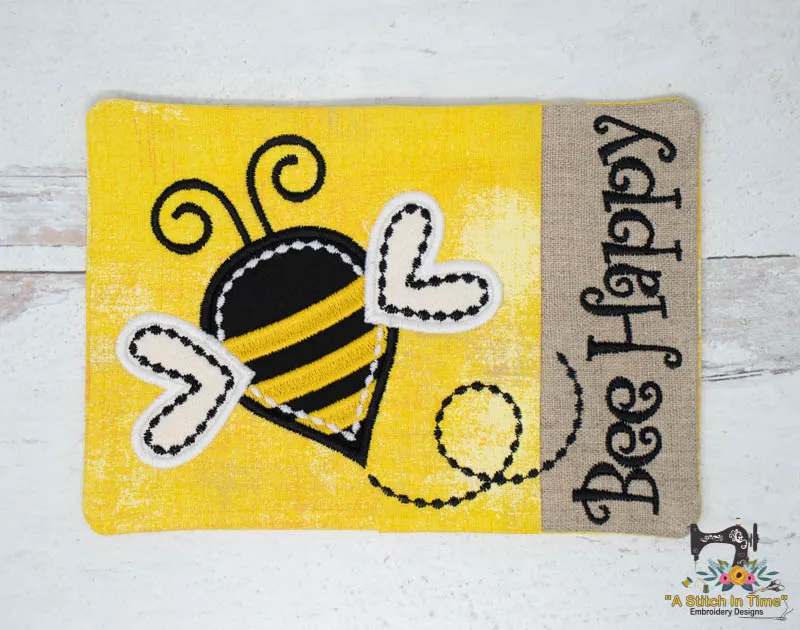 ITH Bee Mug Rug Set