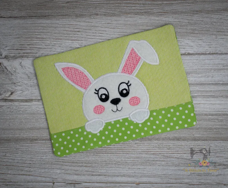 ITH Bunny Mug Rug