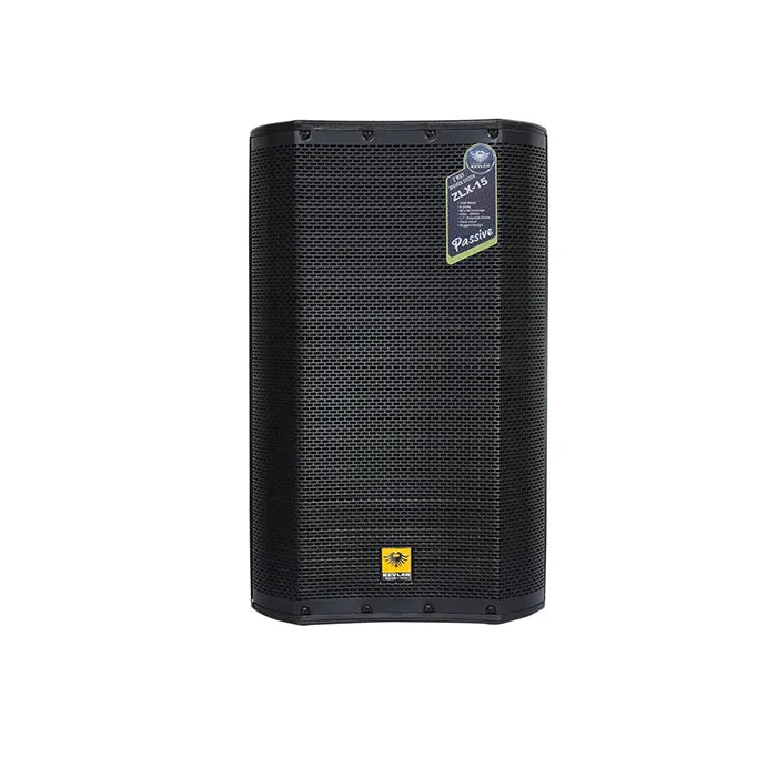 KEVLER ZLX-15 15" 1000W 2-Way Bass Reflex Full Range Passive Loud Speaker with Multiple Handles, Bottom Pole Mount, Multi Angle Enclosure and Easy Daisy-Chain Loop Connection |  ZLX-15