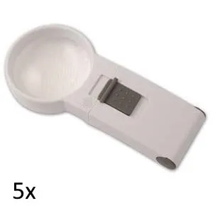 LED Hand Held Magnifier 2.5x - 14x