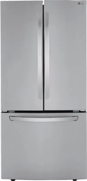 LG - 25.1 Cu. Ft. French Door Refrigerator - Stainless steel