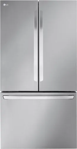 LG - French Door Smart Refrigerator with Internal Water and Ice - Stainless steel