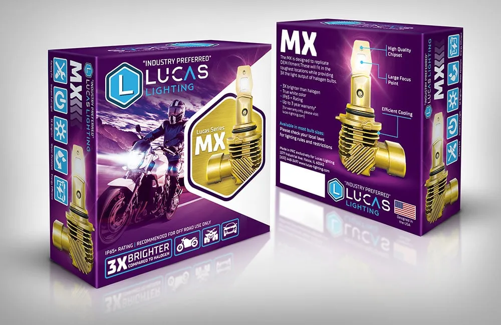 Lucas Lighting MX-H7 MX Series Headlight Bulb (Pair)