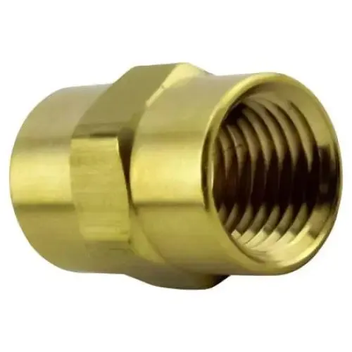 Milton FNPT Brass Fitting Hex Coupling - 643, 643-1 (Ea)