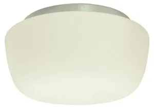 Monument Triplex Ceiling Fixture Opal Glass White 11 X 5-7/8 Inch  Uses (2) 60-Watt Incandescent Medium Base Lamps