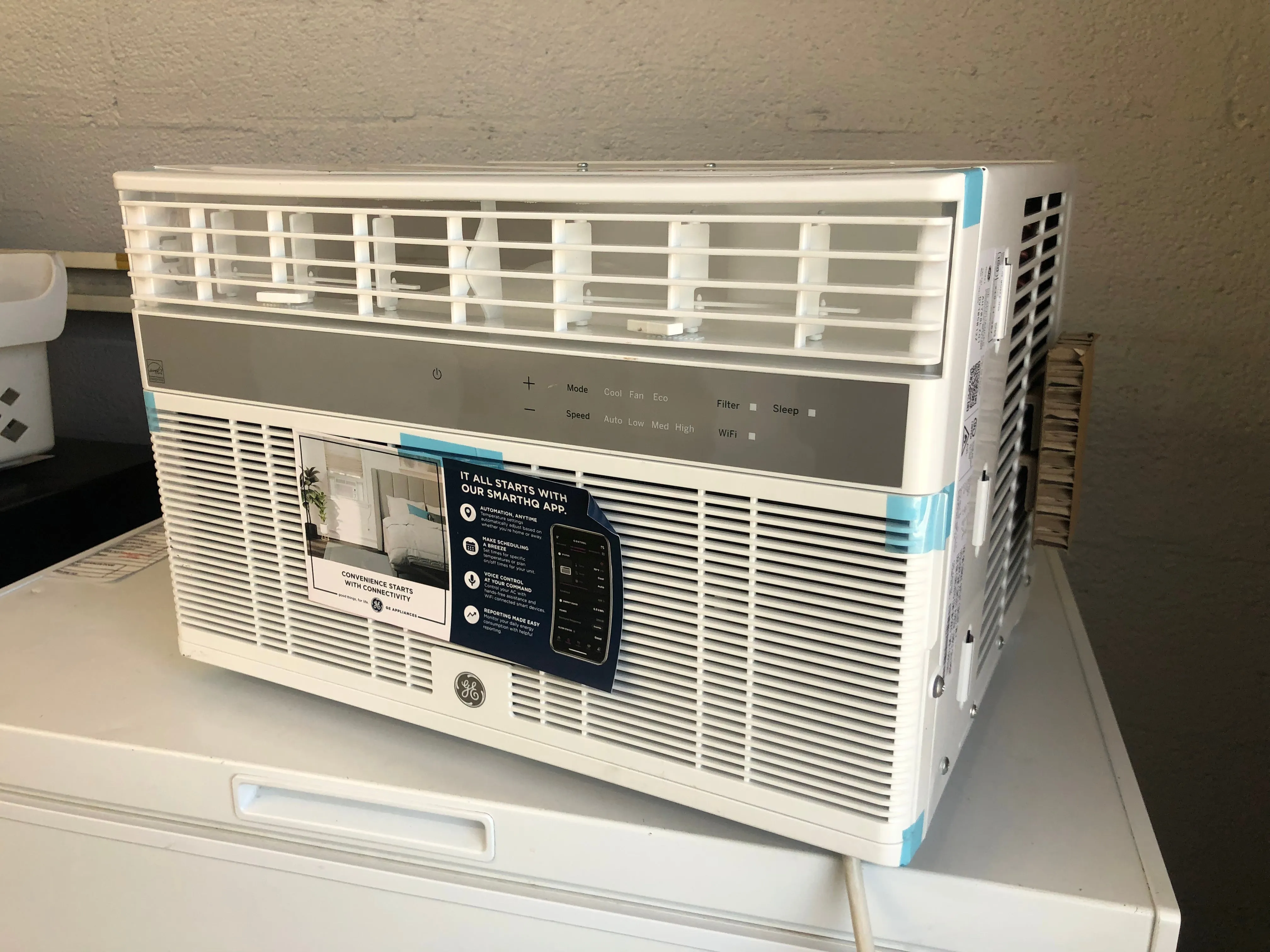 New | GE® |  8,000 BTU Smart Window Air Conditioner 350cu. ft