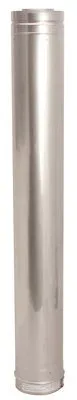 Noritz Tankless Water Heater Concentric Straight Vent Pipe 36 Inch  Stainless Steel