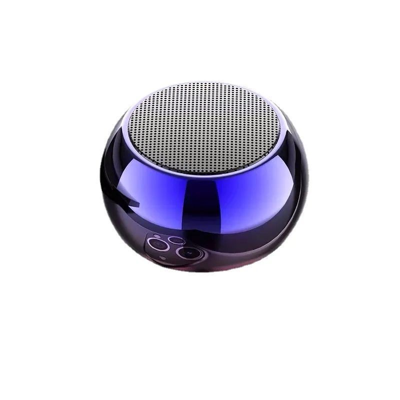 One-to-Two Bluetooth Speaker Aluminum Alloy Bass Lock and Load Spray TWS Wireless Mini-Speaker Gift