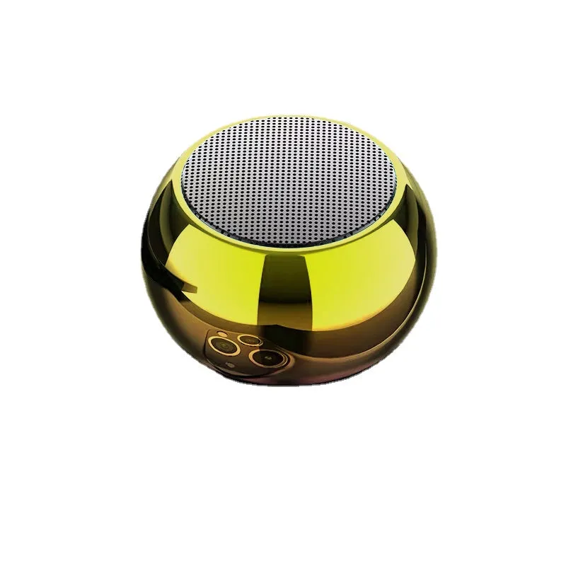 One-to-Two Bluetooth Speaker Aluminum Alloy Bass Lock and Load Spray TWS Wireless Mini-Speaker Gift