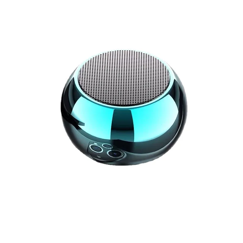 One-to-Two Bluetooth Speaker Aluminum Alloy Bass Lock and Load Spray TWS Wireless Mini-Speaker Gift